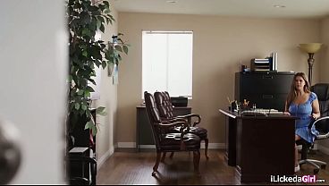 Stepmom joins stepdaughter fucking her lesbian girlfriend
